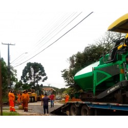 Em fase final prosseguem as obras na Estrada Mato Grosso, no distrito de Ferraria